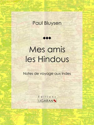 cover image of Mes amis les Hindous